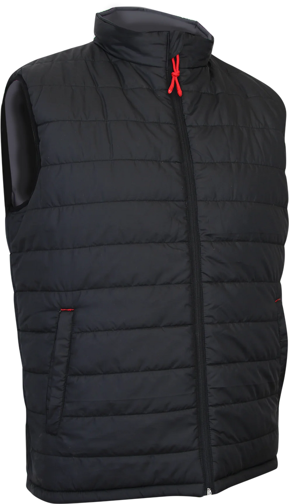 2131 Rebel Padded Bodywarmer Black / Grey