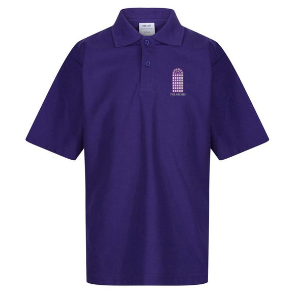 Arches Polo Shirt Purple