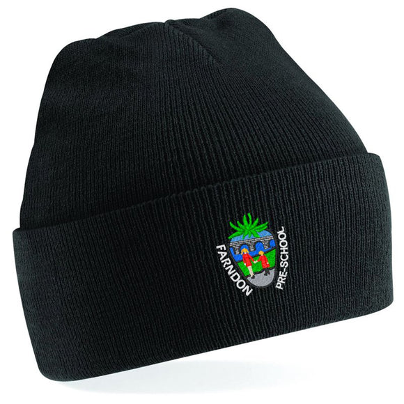 Farndon Pre-School Junior Beanie Black