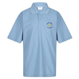 *NEW LOGO* Upton Heath Polo Shirt Sky