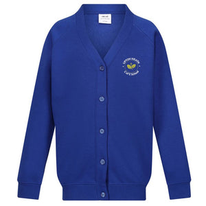 *NEW LOGO* Upton Heath Cardigan (Compulsory) Royal