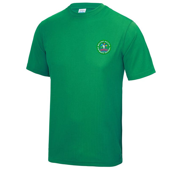 *NEW LOGO* Whitby Heath 'Cool' PE T-Shirt Kelly Green