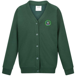 *NEW LOGO* Whitby Heath Cardigan Bottle Green